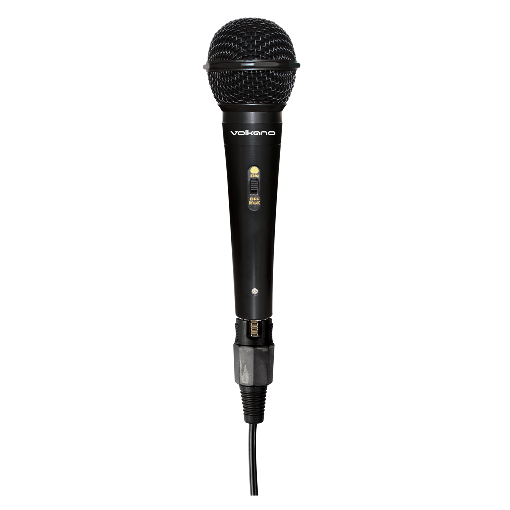 Volkano Ace Series Metal Wired Dynamic Vocal Microphone - Black