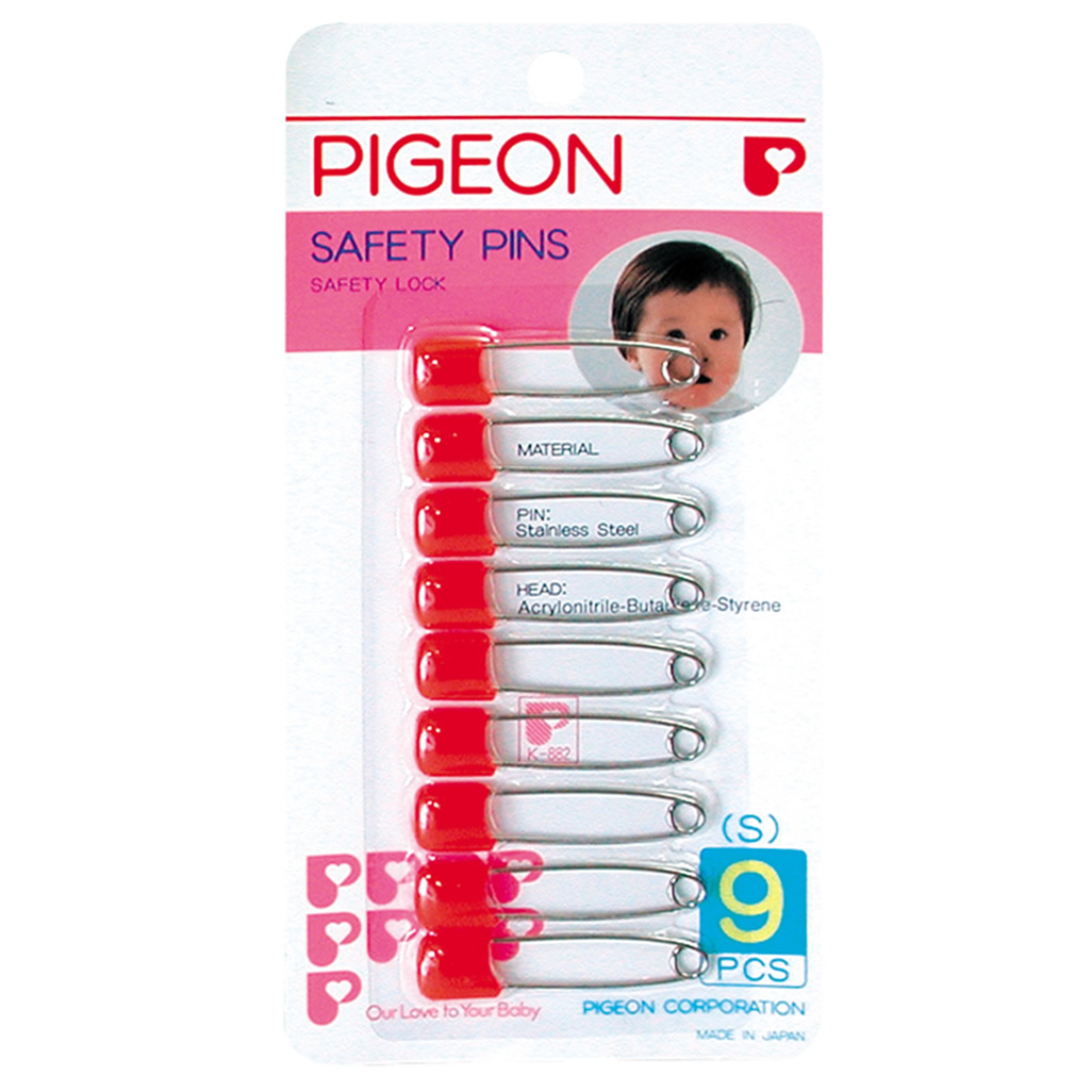 Pigeon Safety Pin (S) 9 Pcs/Card