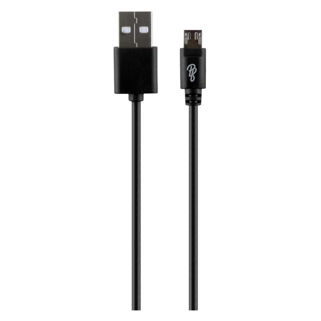 Pro Bass Power Series Boxed Round Micro USB Cable - Black
