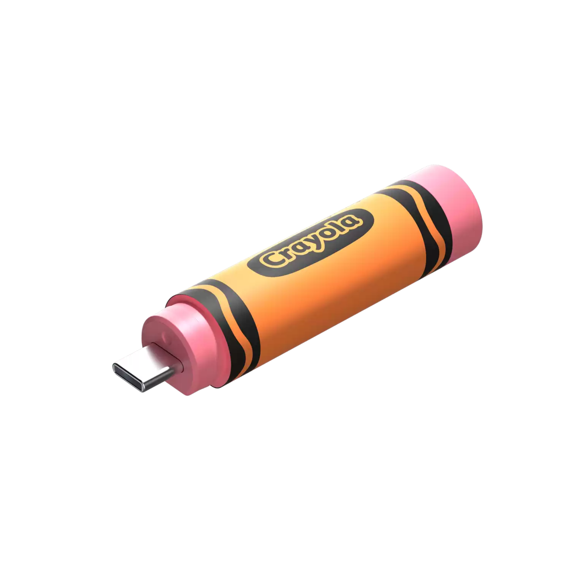 SanDisk Crayola USB-C Flash Drive - Mango Tango 64GB Up to 300MB/s