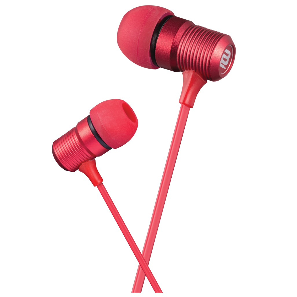 Bounce Beat Series Earphones - Red
