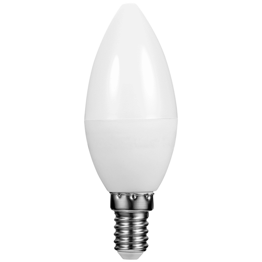 Switched 5w Candle LED Light Bulb E14 - Warm White