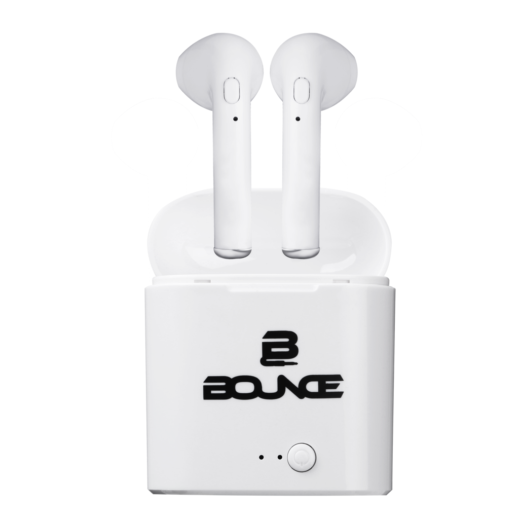 Bounce Clef Series TWS Earphone Pods - White