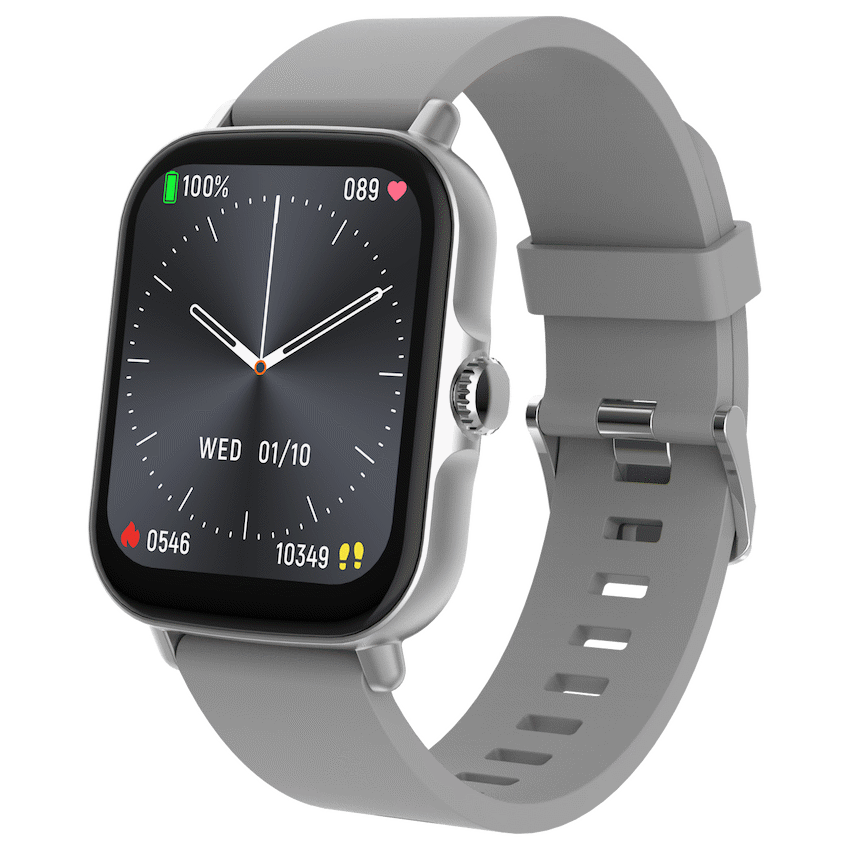 Volkano Active Tech Serene series Watch with heart rate monitor - Silver