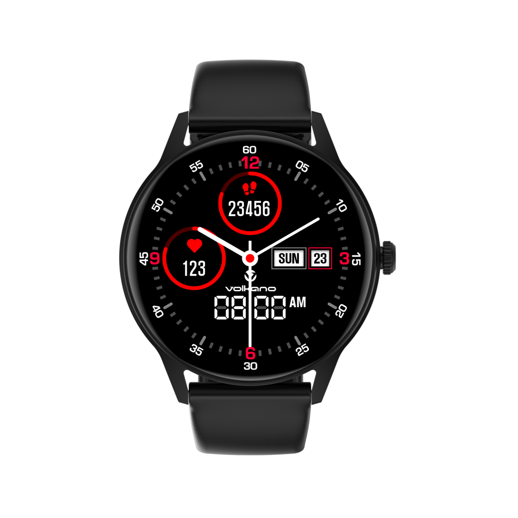 Volkano Soul Series Smart Watch - Black