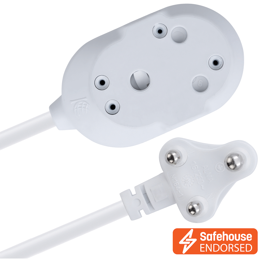 Ellies Back to Back Light Duty Extension Lead-5M