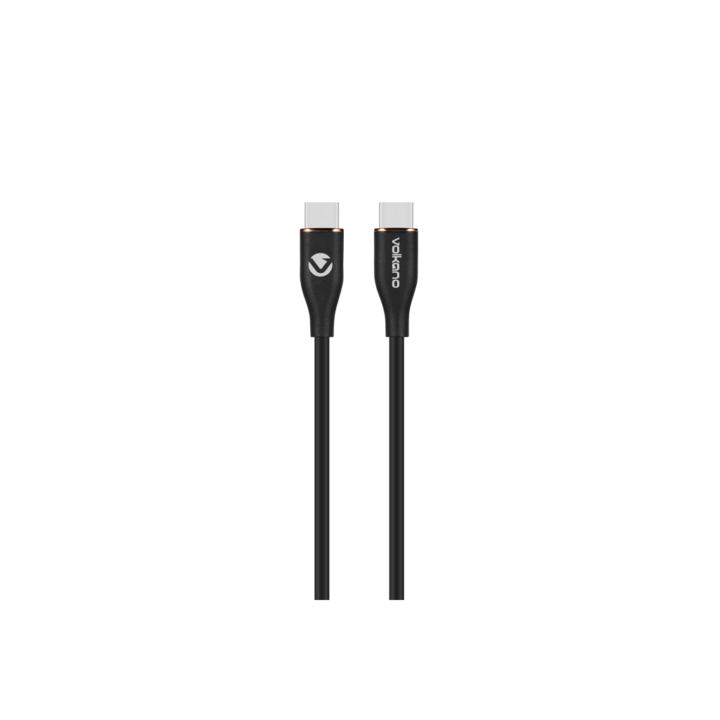 Volkano Flexi Series Type-C to Type-C 1.5m 60w - Black