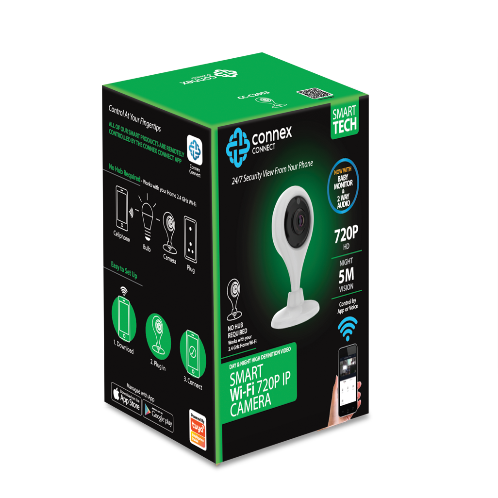 Smart WiFi 720P IP Camera Indoor