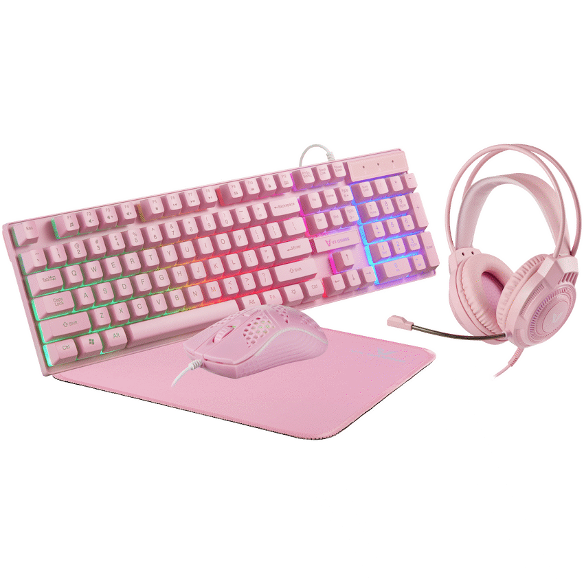 VX Gaming Freya Pink 4 -in-1 Rainbow Combo
