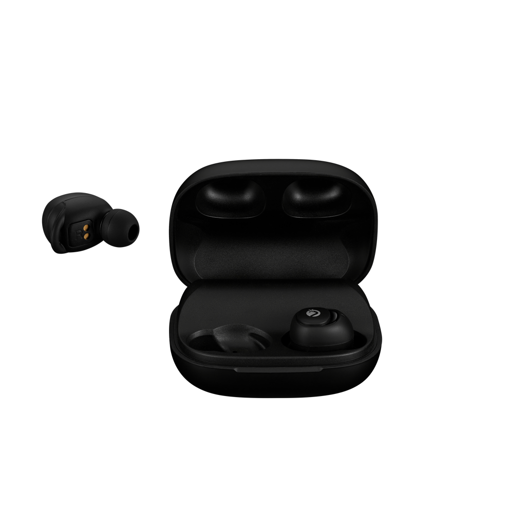 VolkanoX Astral Series True Wireless Earphones with Powerbank Charging Case - Black