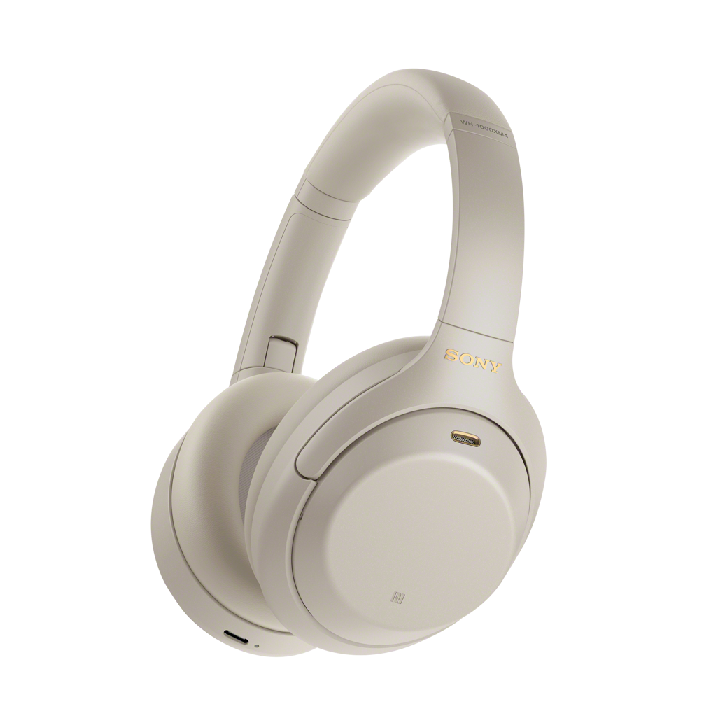 Sony WH-1000XM4 (Silver) Noise-Cancelling BT Headphones