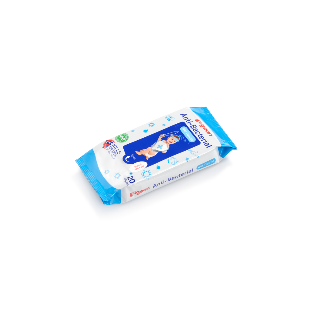 Pigeon - Anti-Bacterial Wipes 20's