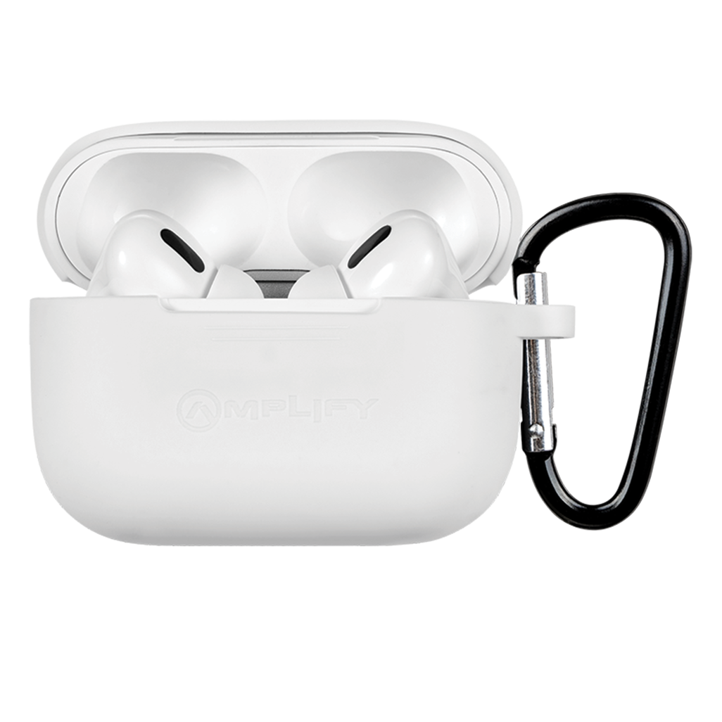 Amplify Note X Series TWS Earphones - White Case + White Cover