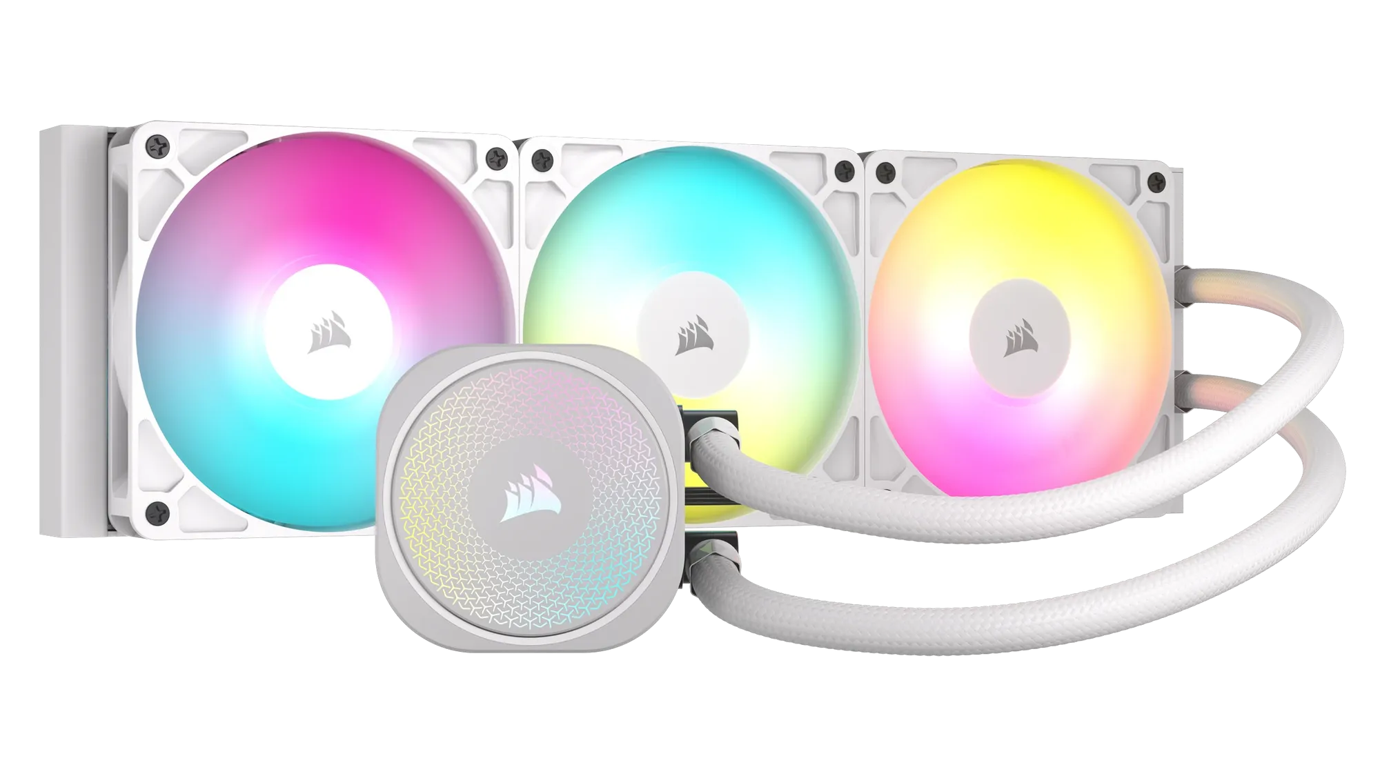 Corsair NAUTILUS 360 ARGB White; 360mm Radiator; Liquid CPU Cooler; Intel® LGA 1851/1700; AMD® AM5/AM4 - image 2