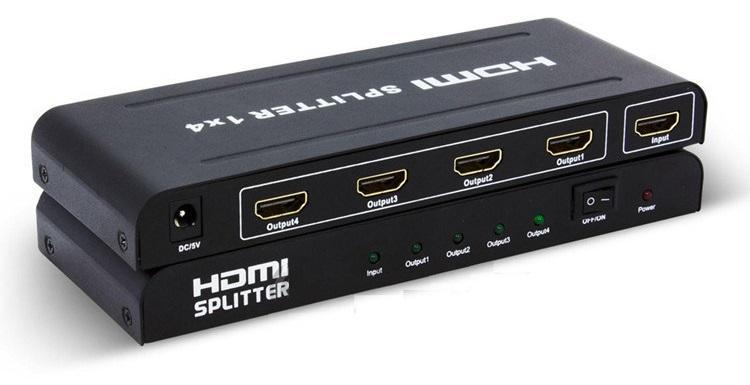 1 IN 4 OUT HDMI 4K SPLITTER BOX