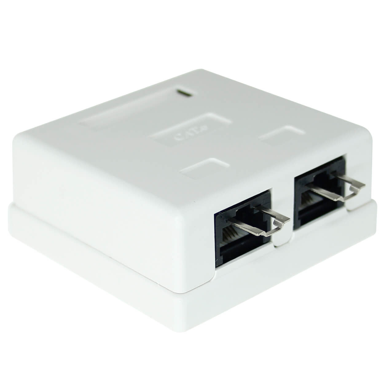 Acconet CAT6 Dual RJ45 Wall Box | CAT6-BOX-2 - image 2