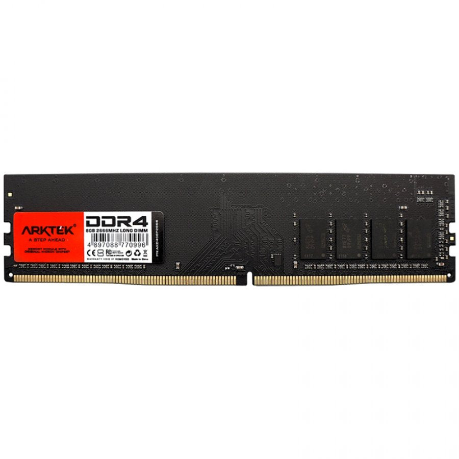 Arktek Memory 8GB DDR4 PC-2666 DIMM RAM Module for PC