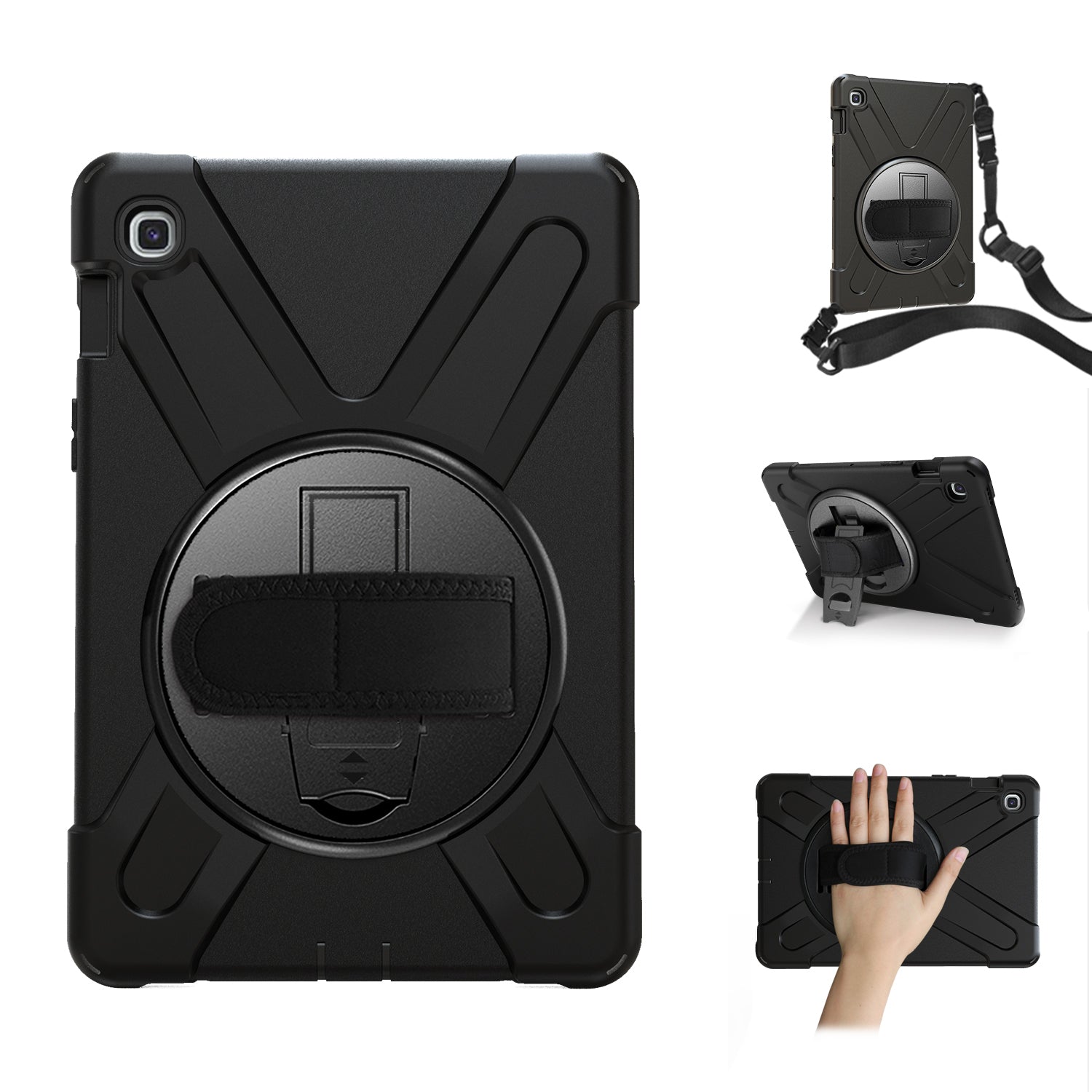 Port Designs Pro Shock 360 Rugged Protective and Rotative Folio for Samsung Galaxy Tab A9+ - Black – image 2