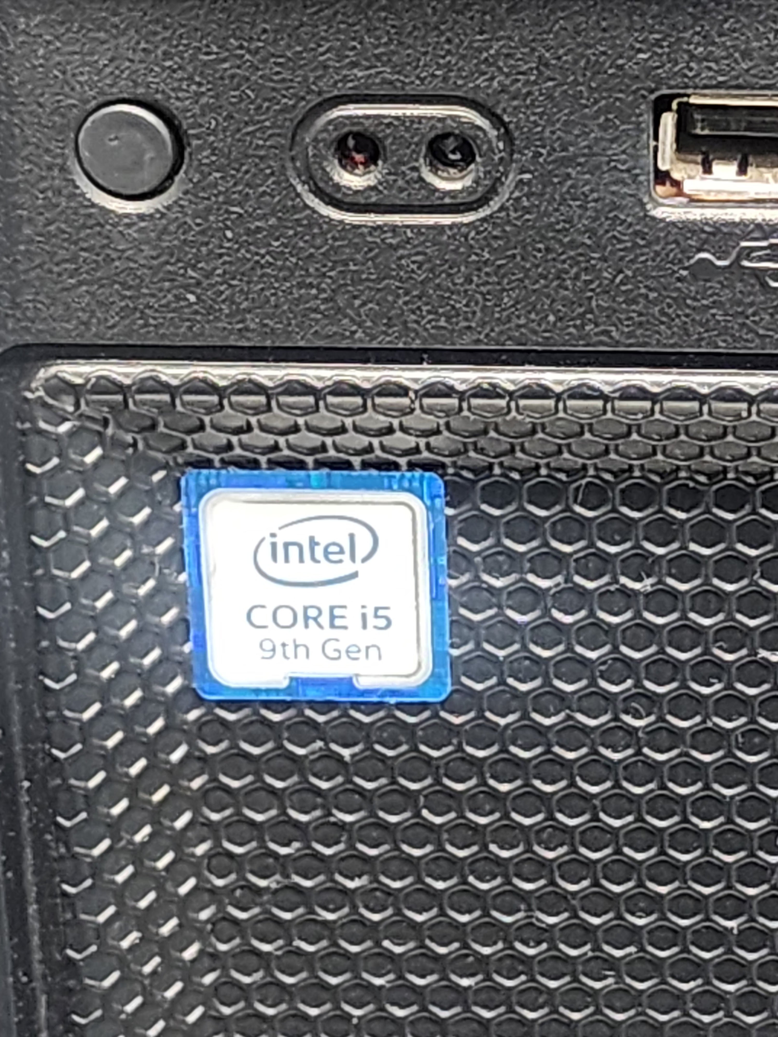Core i5 9th gen desktop tower with 2gb graphics card, 8gb ram, 500gb ssd refurb
