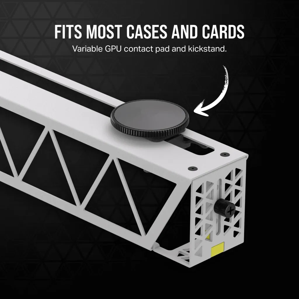 GPU Anti-Sag Bracket; White - image 2