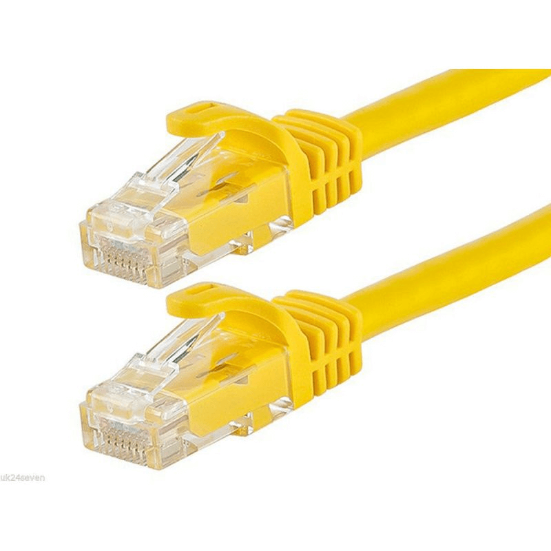 Acconet CAT6 1m UTP Flylead (Patch Lead) Yellow | CAT6-FLY-1-YELLOW