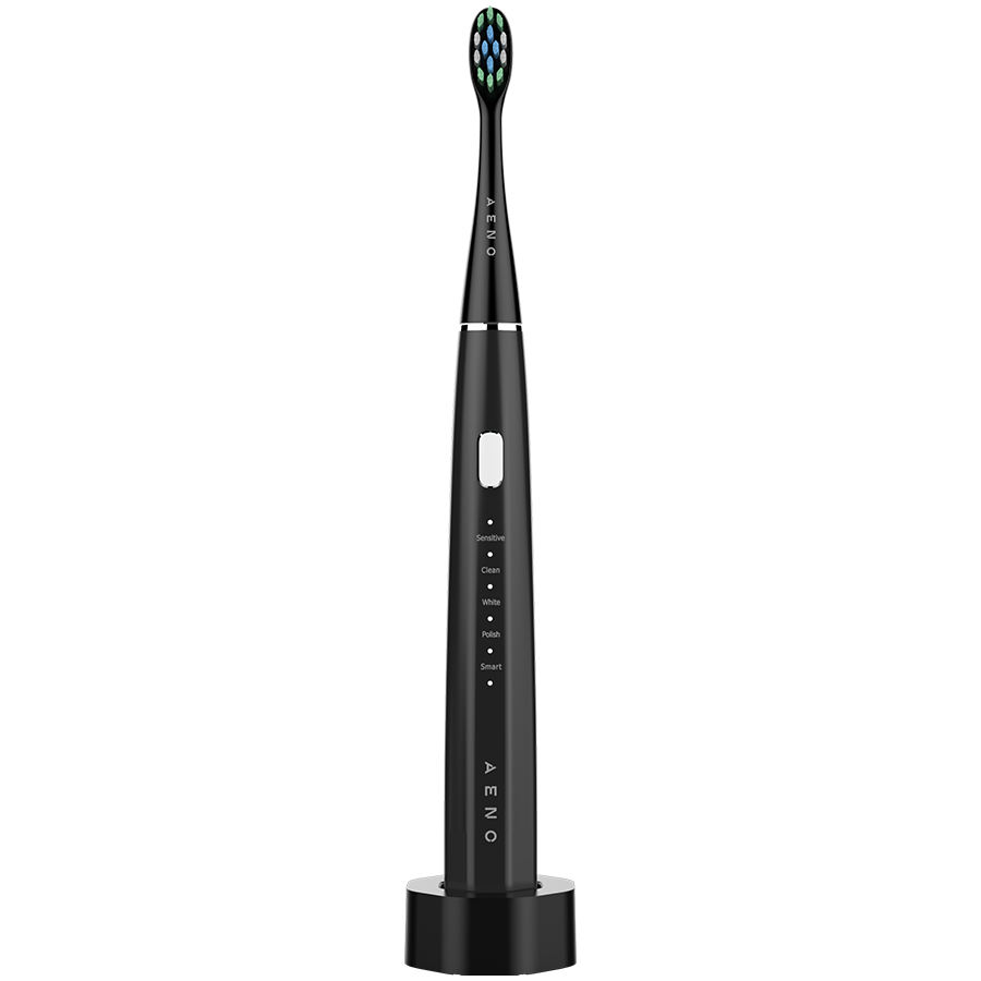 AENO DB2S Smart Sonic Electric Toothbrush, 46000 RPM, IPX7, Black