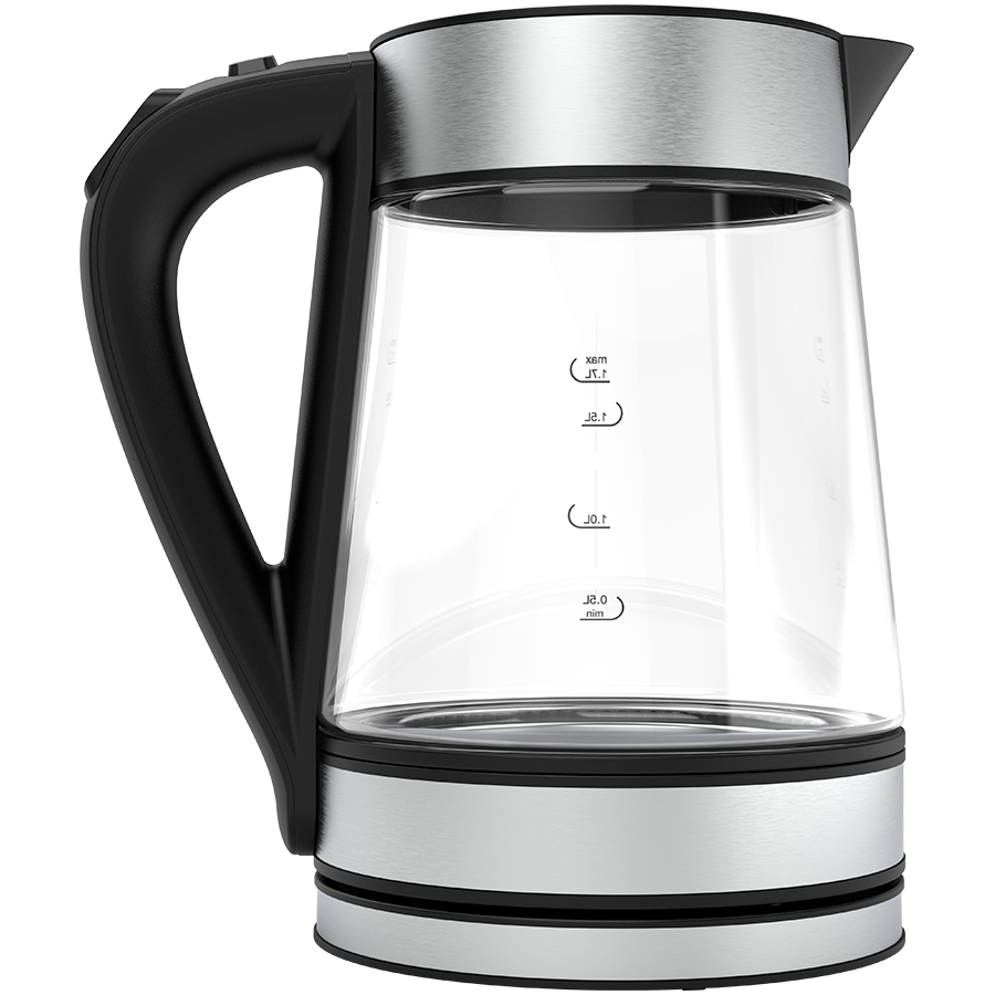AENO EK1S Smart Electric Kettle, Wi-Fi, Glass, 1.7L, Temp Control, Black
