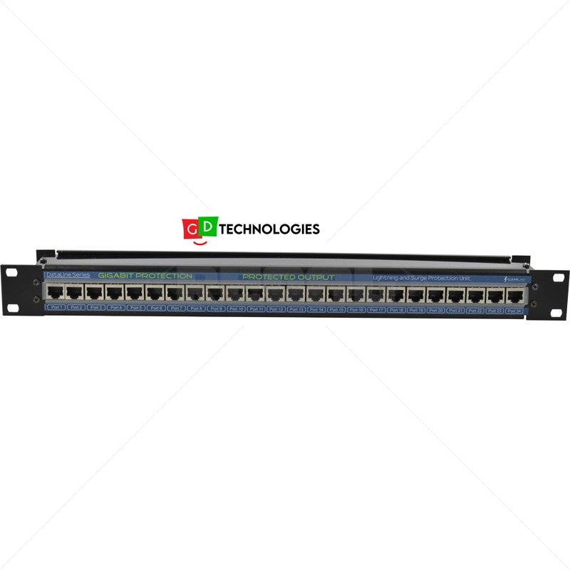 24 CHANNEL NETWORK GIGABIT SURGE PROTECTOR 10/100/1000MBPS