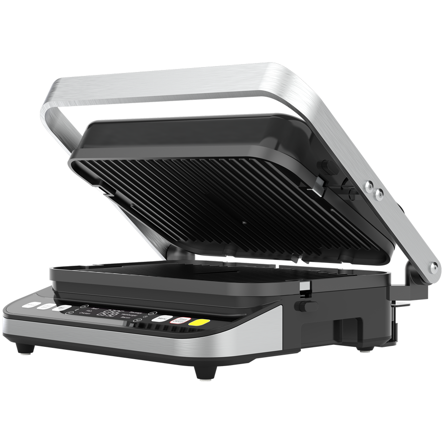 AENO EG5 Electric Grill, 2000W, 6 Programs, Defrost, 320×220 mm, Black