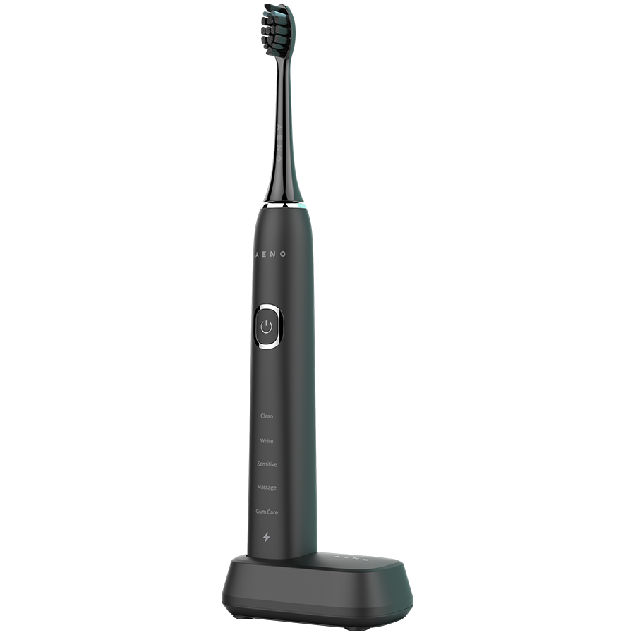 AENO DB6 Sonic Electric Toothbrush, 46000 RPM, 5 Modes, IPX7, Black