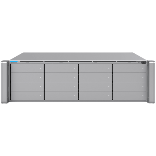 Ubiquiti 3U NVR with (16) 2.5/3.5â drive bays, supporting up to (70) 4K cameras or (210) Full HD cameras