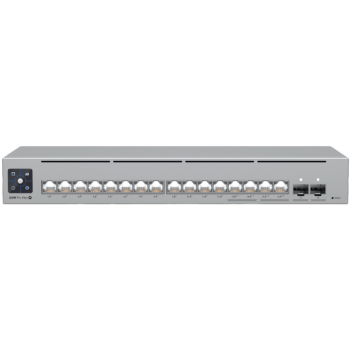 Ubiquiti 16-port Layer 3 Etherlighting switch with 2.5 GbE