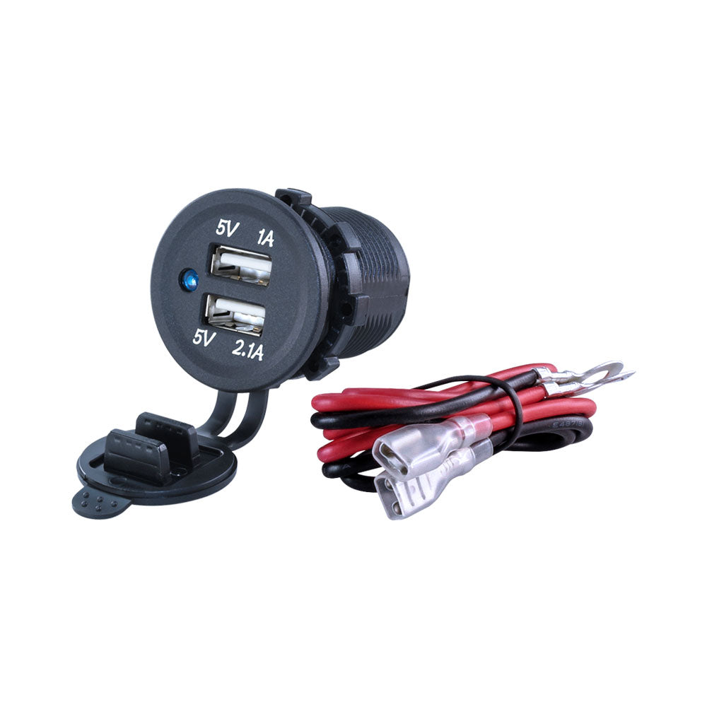 12V/24V DUAL PORT USB CHARGER