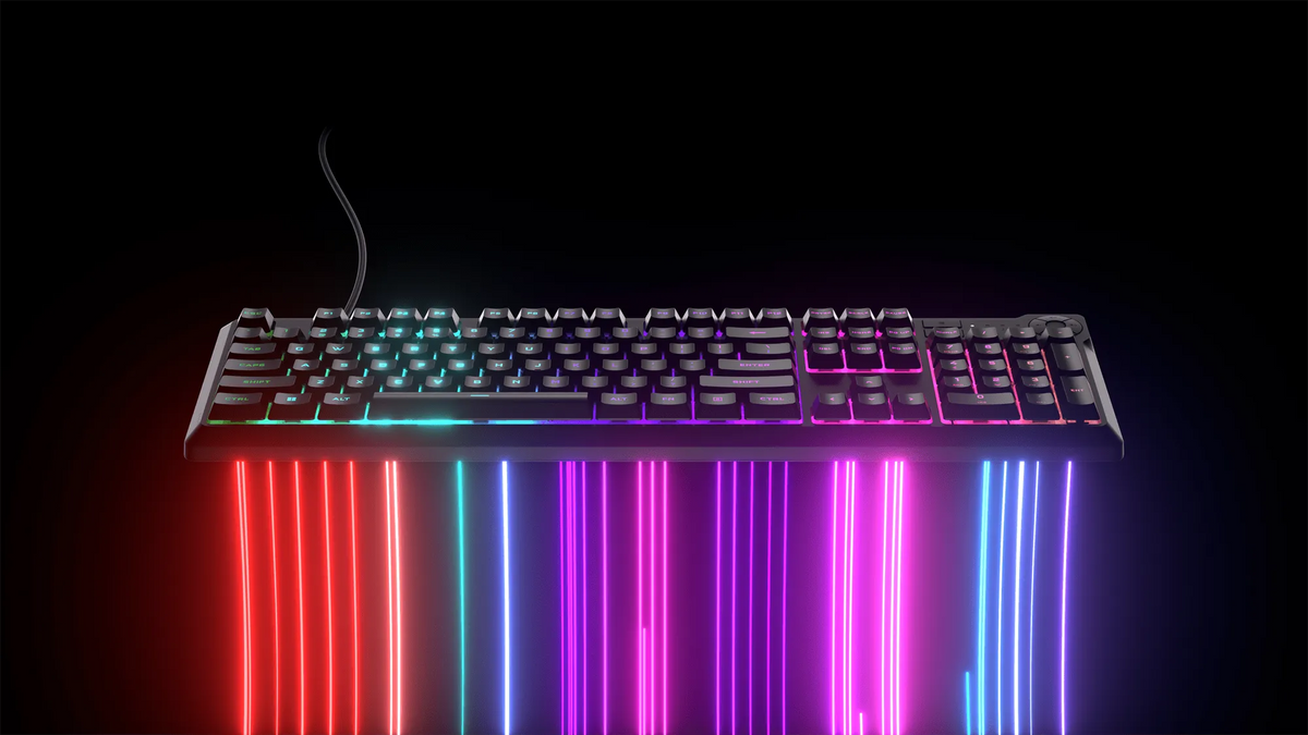 Corsair K55 Core Gaming Keyboard; Backlit Zoned RGB LED; Rubberdome - image 2