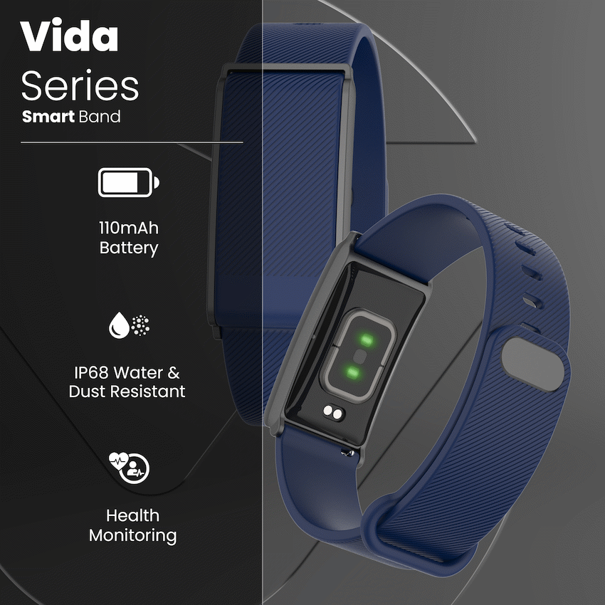 Volkano Vida Series Smart Band -Navy - image 2