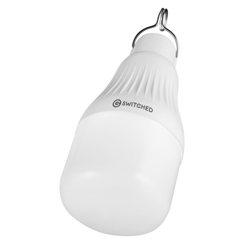 Switched Solar-Powered LED Light Bulb, Solar Panel Included - image 2