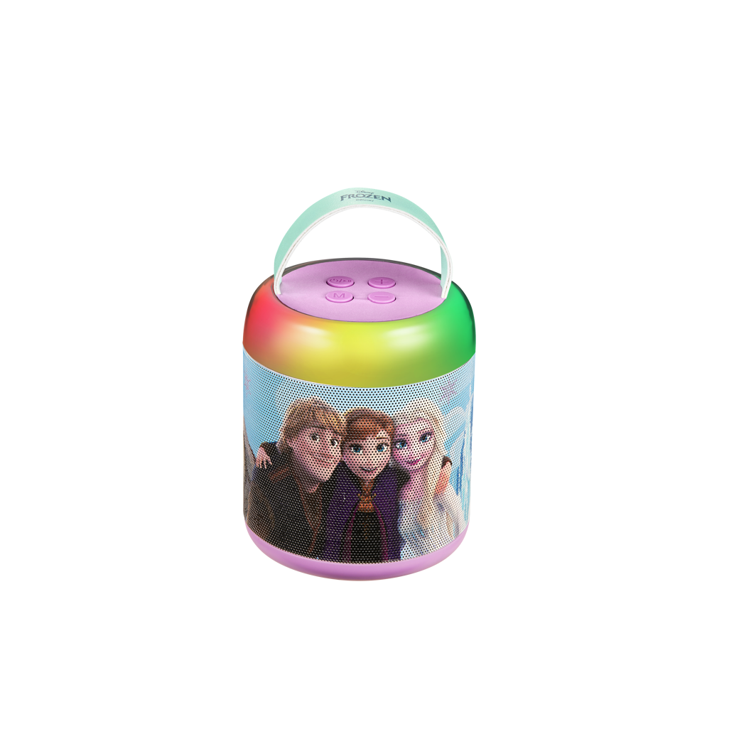 Disney Frozen Cylinder Karaoke Speaker with Bluetooth Microphone