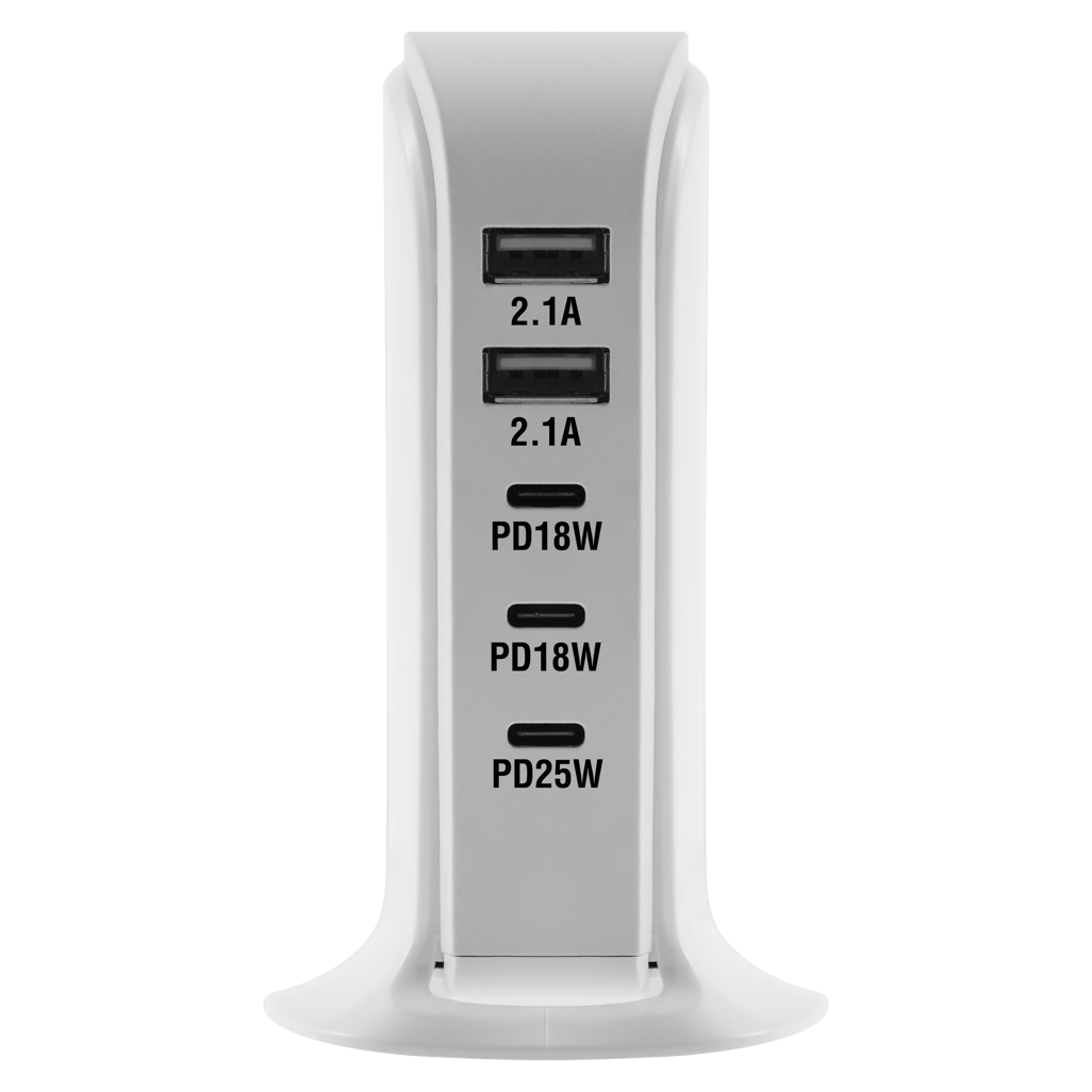Volkano Peak V2 Series 5-Port P.D. + USB GaN Charger