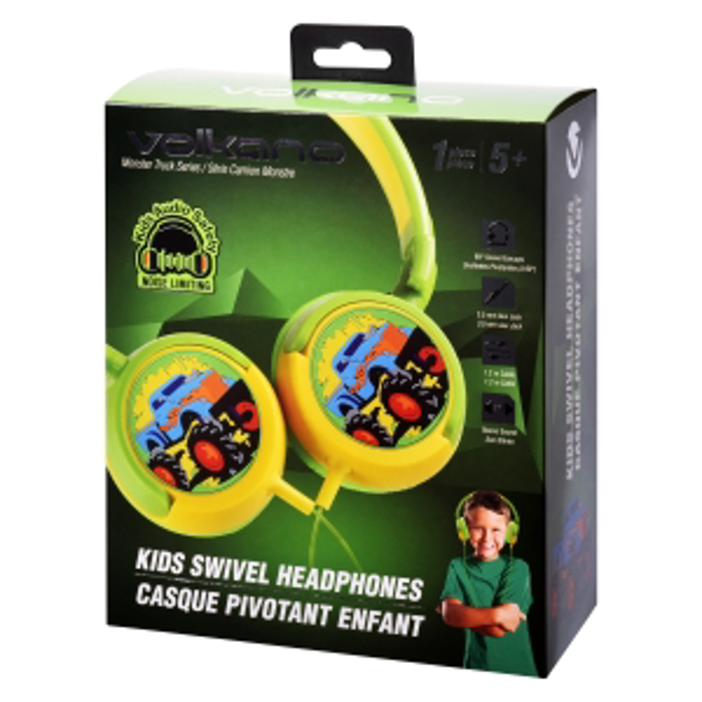 Volkano Kiddies Headphones - Boys Monster Truck