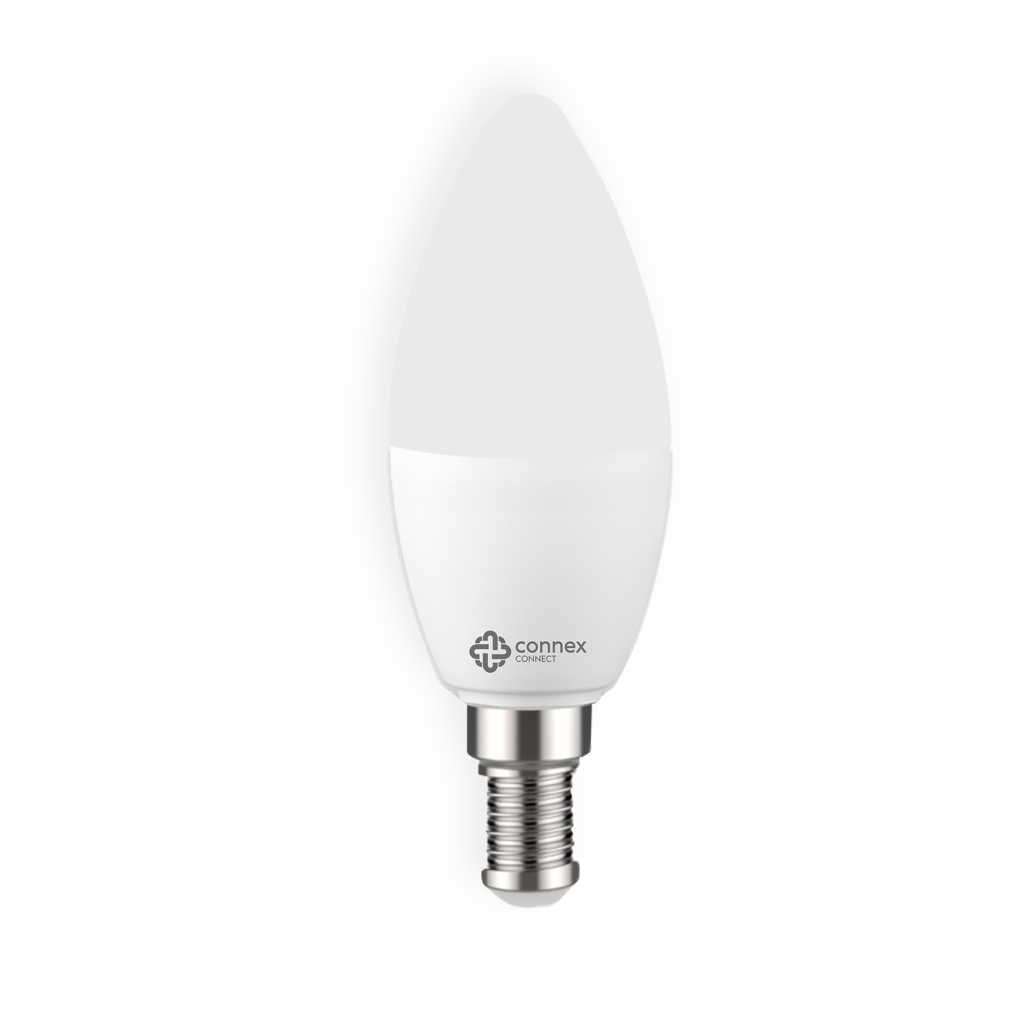 Smart WiFi Bulb 4.5W LED White Candle Bayonet