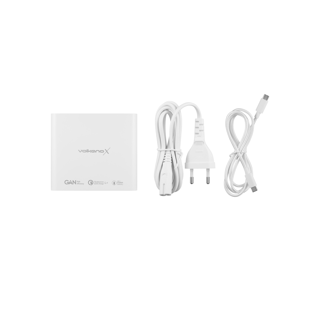 VolkanoX Boost Series 120 Watt Multiport GaN Laptop Charger