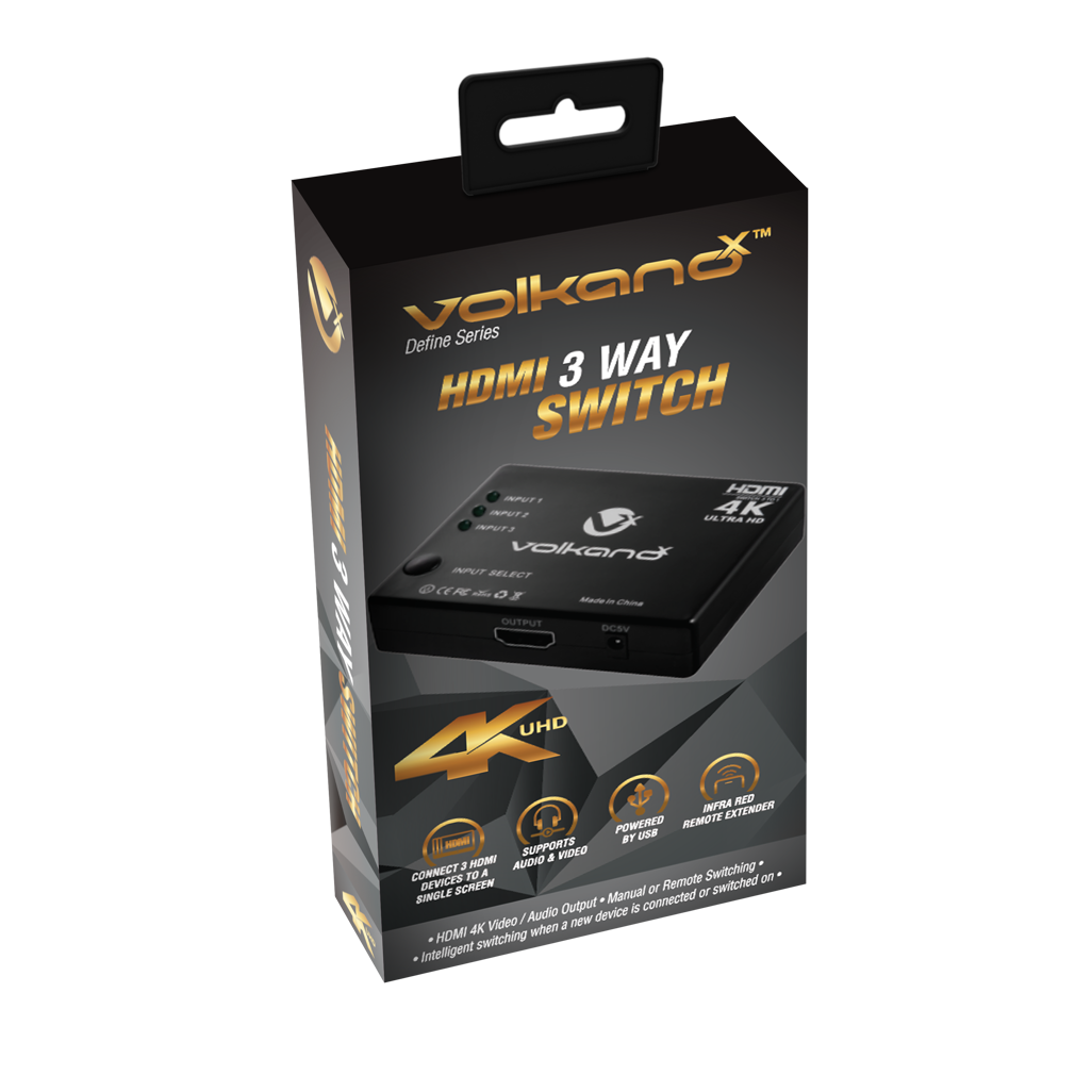 VolkanoX Define Series HDMI Switch 3-Way