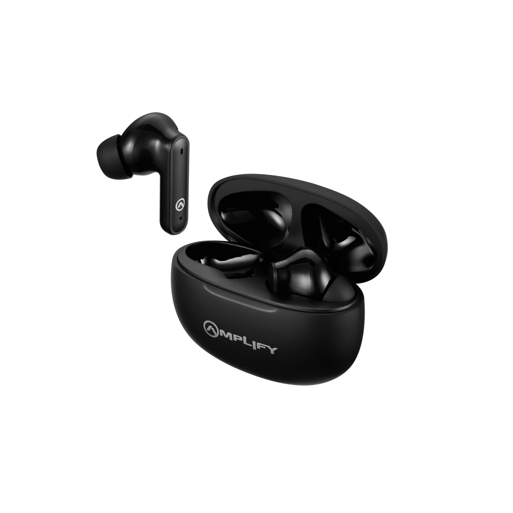 Amplify True Connection True GO Series Wireless Earphones PDQ Stemmed - Black