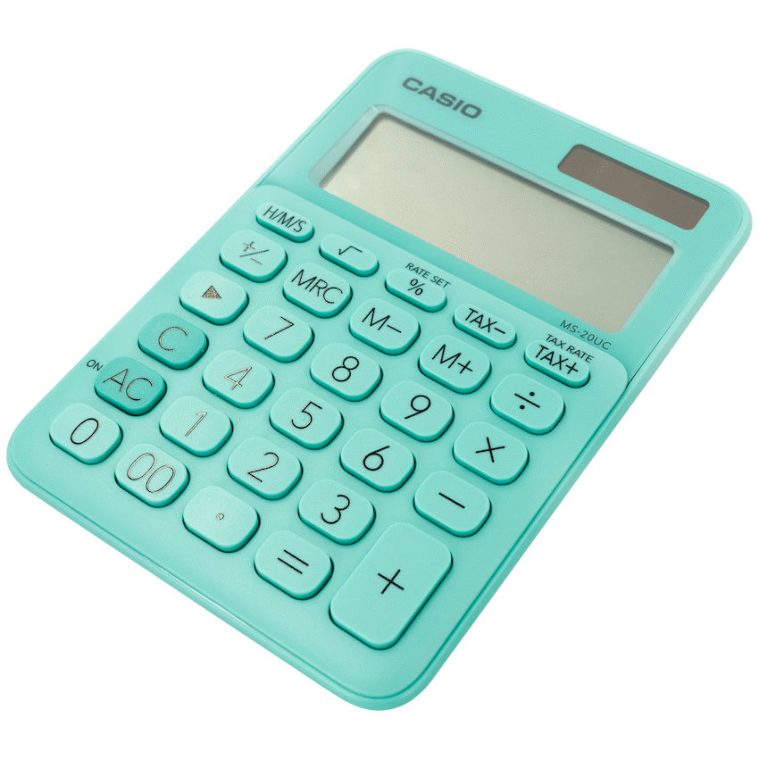 Casio MS-20UC - Desktop calculator 12 Digit - Green - image 2