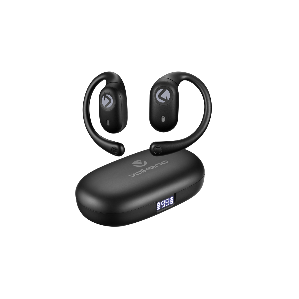 Volkano Stride 2 Air Conduction True Wireless Earphones - Black