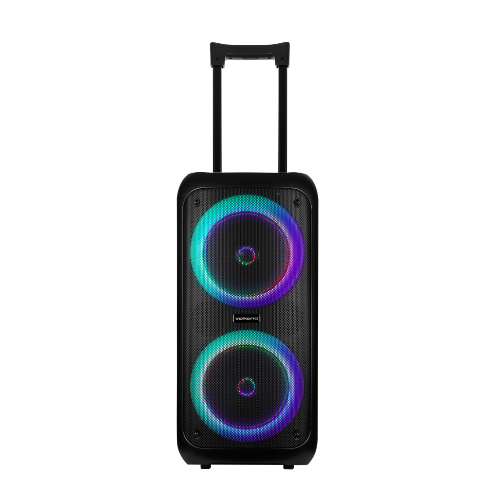 Volkano Summit Series Dual 8" Trolley Party Speaker - Black