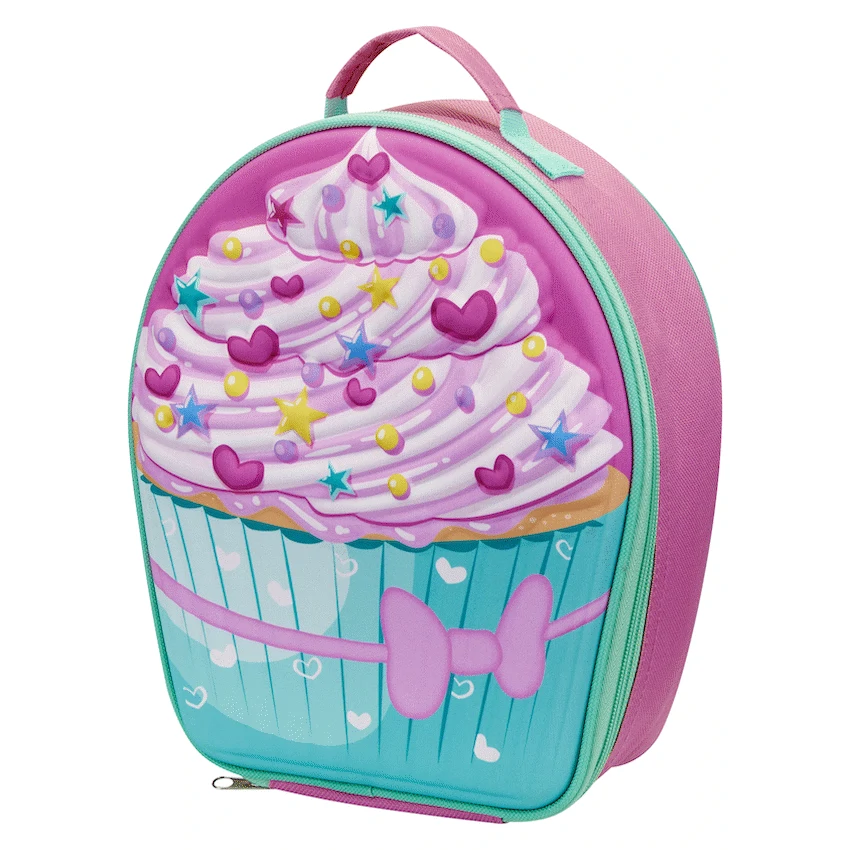 Quest Cupcake 3D EVA Lunch Bag - Pink - image 2