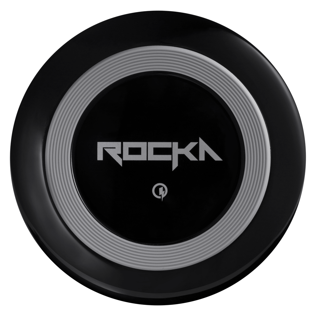 Rocka Liberty Series Qi Wireless Phone Charger - Black
