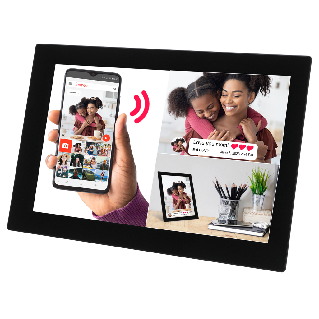 Volkano Scene Series 10.1" Smart Photo Frame with Built-In Frameo Software