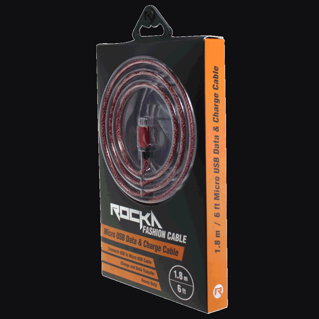 Rocka Fashion Cable Micro-USB 1.8m